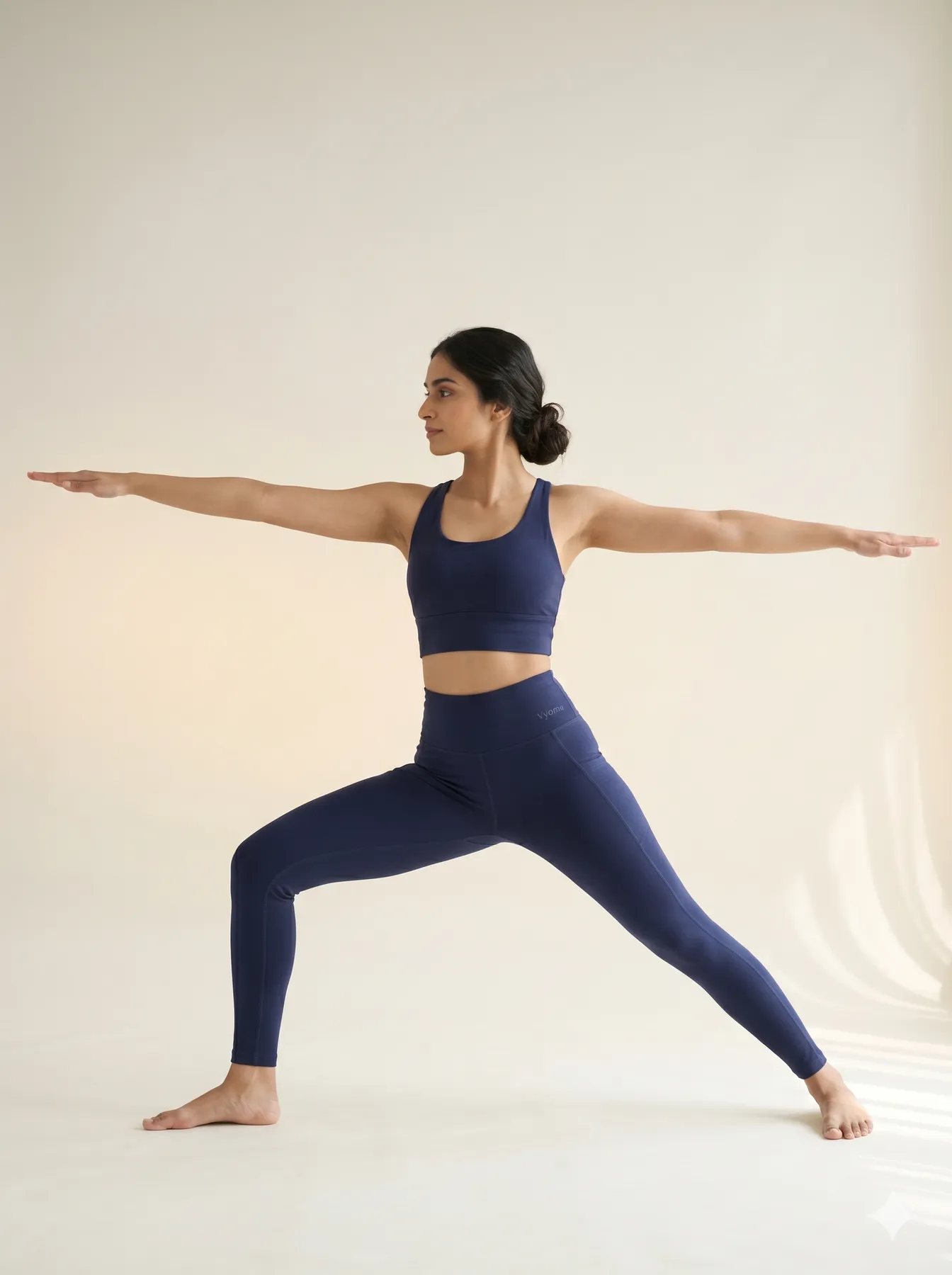 The Vyoma High-Rise Legging, worn